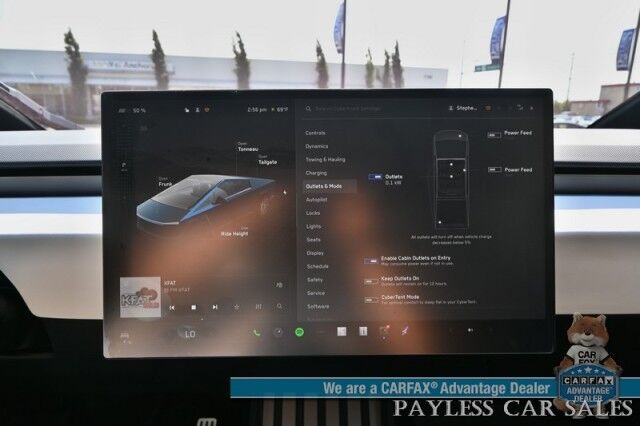 2024 Tesla Cybertruck Foundation Series / AWD / 600 HP / Full Self Driving Included / Heated & Cooled Leather Seats / Heated Steering Wheel / Navigation / Adaptive Air Suspension / 324 Mile Range / Tow Pkg / 1-Owner Anchorage AK 2024 Tesla Cybertruck Foundation Series / AWD / 600 HP / Full Self Driving Included / Heated & Cooled Leather Seats / Heated Steering Wheel / Navigation / Adaptive Air Suspension / 324 Mile Range / Tow Pkg / 1-Owner Anchorage AK