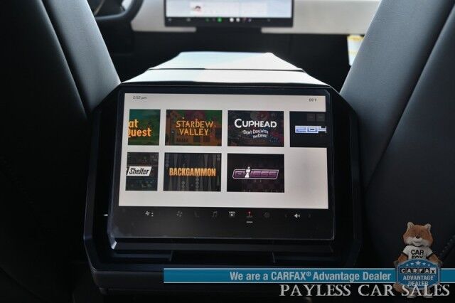 2024 Tesla Cybertruck Foundation Series / AWD / 600 HP / Full Self Driving Included / Heated & Cooled Leather Seats / Heated Steering Wheel / Navigation / Adaptive Air Suspension / 324 Mile Range / Tow Pkg / 1-Owner Anchorage AK 2024 Tesla Cybertruck Foundation Series / AWD / 600 HP / Full Self Driving Included / Heated & Cooled Leather Seats / Heated Steering Wheel / Navigation / Adaptive Air Suspension / 324 Mile Range / Tow Pkg / 1-Owner Anchorage AK