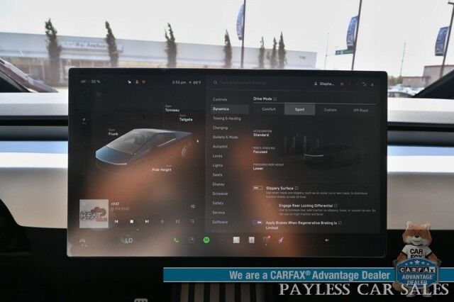 2024 Tesla Cybertruck Foundation Series / AWD / 600 HP / Full Self Driving Included / Heated & Cooled Leather Seats / Heated Steering Wheel / Navigation / Adaptive Air Suspension / 324 Mile Range / Tow Pkg / 1-Owner Anchorage AK 2024 Tesla Cybertruck Foundation Series / AWD / 600 HP / Full Self Driving Included / Heated & Cooled Leather Seats / Heated Steering Wheel / Navigation / Adaptive Air Suspension / 324 Mile Range / Tow Pkg / 1-Owner Anchorage AK