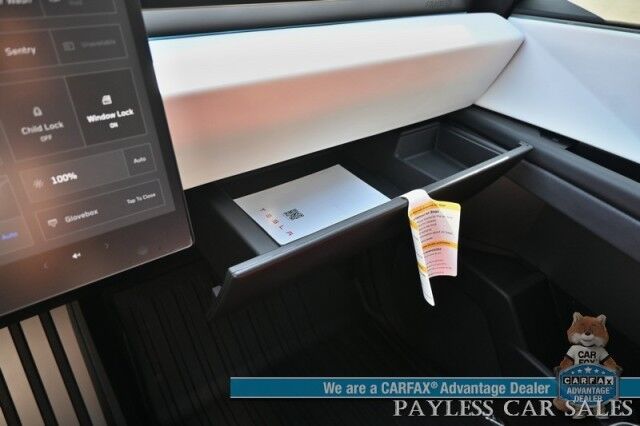 2024 Tesla Cybertruck Foundation Series / AWD / 600 HP / Full Self Driving Included / Heated & Cooled Leather Seats / Heated Steering Wheel / Navigation / Adaptive Air Suspension / 324 Mile Range / Tow Pkg / 1-Owner Anchorage AK 2024 Tesla Cybertruck Foundation Series / AWD / 600 HP / Full Self Driving Included / Heated & Cooled Leather Seats / Heated Steering Wheel / Navigation / Adaptive Air Suspension / 324 Mile Range / Tow Pkg / 1-Owner Anchorage AK