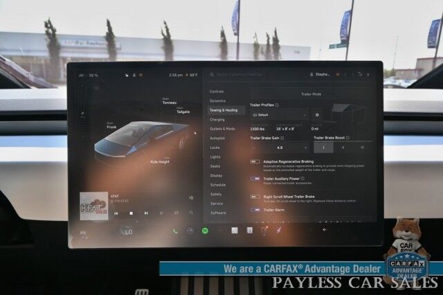 2024 Tesla Cybertruck Foundation Series / AWD / 600 HP / Full Self Driving Included / Heated & Cooled Leather Seats / Heated Steering Wheel / Navigation / Adaptive Air Suspension / 324 Mile Range / Tow Pkg / 1-Owner Anchorage AK 2024 Tesla Cybertruck Foundation Series / AWD / 600 HP / Full Self Driving Included / Heated & Cooled Leather Seats / Heated Steering Wheel / Navigation / Adaptive Air Suspension / 324 Mile Range / Tow Pkg / 1-Owner Anchorage AK