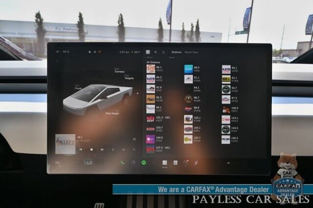 2024 Tesla Cybertruck Foundation Series / AWD / 600 HP / Full Self Driving Included / Heated & Cooled Leather Seats / Heated Steering Wheel / Navigation / Adaptive Air Suspension / 324 Mile Range / Tow Pkg / 1-Owner Anchorage AK 2024 Tesla Cybertruck Foundation Series / AWD / 600 HP / Full Self Driving Included / Heated & Cooled Leather Seats / Heated Steering Wheel / Navigation / Adaptive Air Suspension / 324 Mile Range / Tow Pkg / 1-Owner Anchorage AK