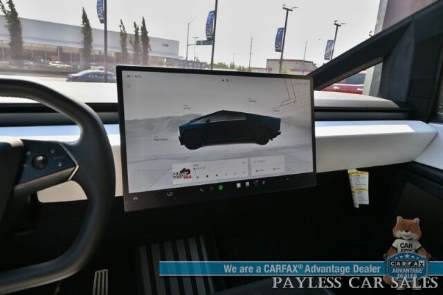 2024 Tesla Cybertruck Foundation Series / AWD / 600 HP / Full Self Driving Included / Heated & Cooled Leather Seats / Heated Steering Wheel / Navigation / Adaptive Air Suspension / 324 Mile Range / Tow Pkg / 1-Owner Anchorage AK 2024 Tesla Cybertruck Foundation Series / AWD / 600 HP / Full Self Driving Included / Heated & Cooled Leather Seats / Heated Steering Wheel / Navigation / Adaptive Air Suspension / 324 Mile Range / Tow Pkg / 1-Owner Anchorage AK