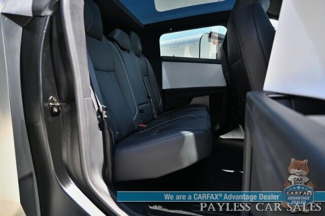 2024 Tesla Cybertruck Foundation Series / AWD / 600 HP / Full Self Driving Included / Heated & Cooled Leather Seats / Heated Steering Wheel / Navigation / Adaptive Air Suspension / 324 Mile Range / Tow Pkg / 1-Owner Anchorage AK 2024 Tesla Cybertruck Foundation Series / AWD / 600 HP / Full Self Driving Included / Heated & Cooled Leather Seats / Heated Steering Wheel / Navigation / Adaptive Air Suspension / 324 Mile Range / Tow Pkg / 1-Owner Anchorage AK