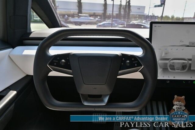 2024 Tesla Cybertruck Foundation Series / AWD / 600 HP / Full Self Driving Included / Heated & Cooled Leather Seats / Heated Steering Wheel / Navigation / Adaptive Air Suspension / 324 Mile Range / Tow Pkg / 1-Owner Anchorage AK 2024 Tesla Cybertruck Foundation Series / AWD / 600 HP / Full Self Driving Included / Heated & Cooled Leather Seats / Heated Steering Wheel / Navigation / Adaptive Air Suspension / 324 Mile Range / Tow Pkg / 1-Owner Anchorage AK