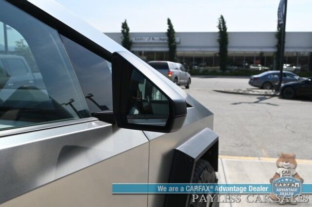2024 Tesla Cybertruck Foundation Series / AWD / 600 HP / Full Self Driving Included / Heated & Cooled Leather Seats / Heated Steering Wheel / Navigation / Adaptive Air Suspension / 324 Mile Range / Tow Pkg / 1-Owner Anchorage AK 2024 Tesla Cybertruck Foundation Series / AWD / 600 HP / Full Self Driving Included / Heated & Cooled Leather Seats / Heated Steering Wheel / Navigation / Adaptive Air Suspension / 324 Mile Range / Tow Pkg / 1-Owner Anchorage AK