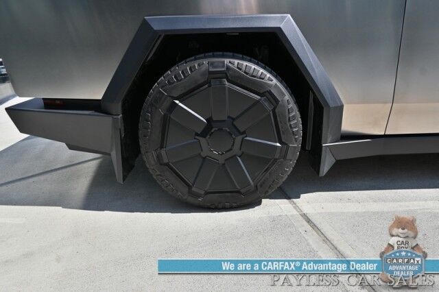 2024 Tesla Cybertruck Foundation Series / AWD / 600 HP / Full Self Driving Included / Heated & Cooled Leather Seats / Heated Steering Wheel / Navigation / Adaptive Air Suspension / 324 Mile Range / Tow Pkg / 1-Owner Anchorage AK 2024 Tesla Cybertruck Foundation Series / AWD / 600 HP / Full Self Driving Included / Heated & Cooled Leather Seats / Heated Steering Wheel / Navigation / Adaptive Air Suspension / 324 Mile Range / Tow Pkg / 1-Owner Anchorage AK