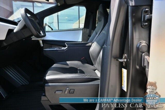 2024 Tesla Cybertruck Foundation Series / AWD / 600 HP / Full Self Driving Included / Heated & Cooled Leather Seats / Heated Steering Wheel / Navigation / Adaptive Air Suspension / 324 Mile Range / Tow Pkg / 1-Owner Anchorage AK 2024 Tesla Cybertruck Foundation Series / AWD / 600 HP / Full Self Driving Included / Heated & Cooled Leather Seats / Heated Steering Wheel / Navigation / Adaptive Air Suspension / 324 Mile Range / Tow Pkg / 1-Owner Anchorage AK