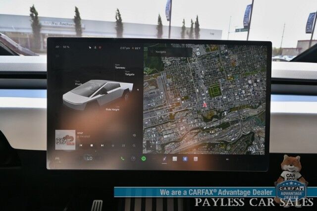 2024 Tesla Cybertruck Foundation Series / AWD / 600 HP / Full Self Driving Included / Heated & Cooled Leather Seats / Heated Steering Wheel / Navigation / Adaptive Air Suspension / 324 Mile Range / Tow Pkg / 1-Owner Anchorage AK 2024 Tesla Cybertruck Foundation Series / AWD / 600 HP / Full Self Driving Included / Heated & Cooled Leather Seats / Heated Steering Wheel / Navigation / Adaptive Air Suspension / 324 Mile Range / Tow Pkg / 1-Owner Anchorage AK