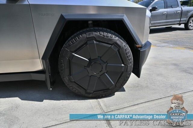 2024 Tesla Cybertruck Foundation Series / AWD / 600 HP / Full Self Driving Included / Heated & Cooled Leather Seats / Heated Steering Wheel / Navigation / Adaptive Air Suspension / 324 Mile Range / Tow Pkg / 1-Owner Anchorage AK 2024 Tesla Cybertruck Foundation Series / AWD / 600 HP / Full Self Driving Included / Heated & Cooled Leather Seats / Heated Steering Wheel / Navigation / Adaptive Air Suspension / 324 Mile Range / Tow Pkg / 1-Owner Anchorage AK