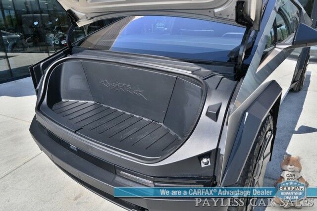 2024 Tesla Cybertruck Foundation Series / AWD / 600 HP / Full Self Driving Included / Heated & Cooled Leather Seats / Heated Steering Wheel / Navigation / Adaptive Air Suspension / 324 Mile Range / Tow Pkg / 1-Owner Anchorage AK 2024 Tesla Cybertruck Foundation Series / AWD / 600 HP / Full Self Driving Included / Heated & Cooled Leather Seats / Heated Steering Wheel / Navigation / Adaptive Air Suspension / 324 Mile Range / Tow Pkg / 1-Owner Anchorage AK