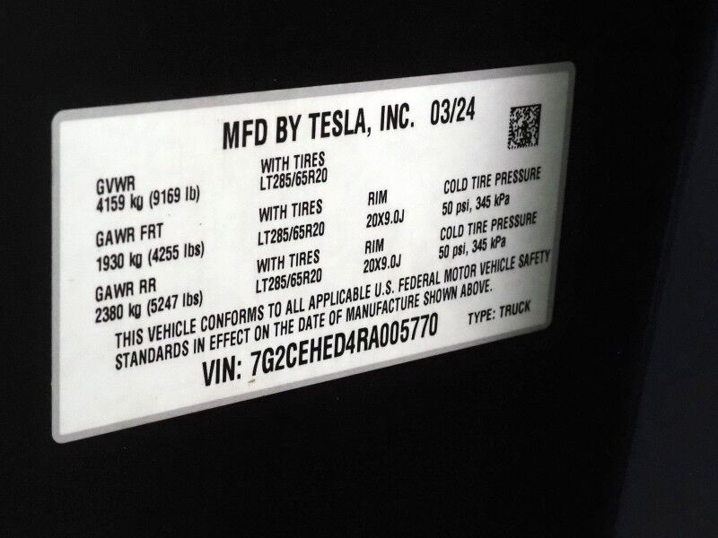 2024 Tesla Cybertruck Foundation Series AWD *FULL SELF-DRIVING ENABLED, AUTOPILOT, NAVIGATION, SAFETY ALERTS, ADAPTIVE CRUISE, SURROUND VIEW CAMERAS, PANORAMA GLASS ROOF, CLIMATE SEATS, HEATED STEERING, 20 INCH WHEELS, WIRELESS CHARGING Round Rock TX