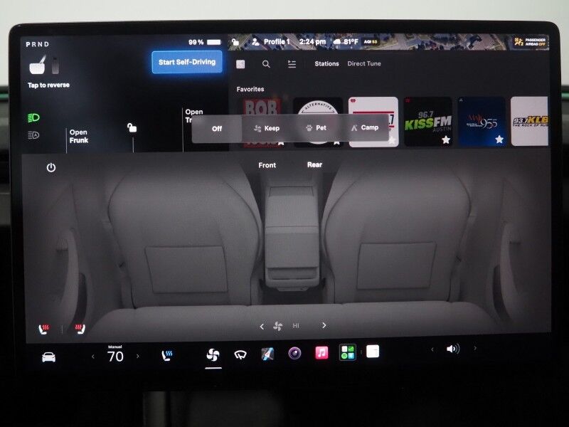2024 Tesla Model 3 Long Range AWD *FULL SELF-DRIVING ENABLED, TRAFFIC AWARE CRUISE CONTROL, NAVIGATION, SAFETY ALERTS, SURROUND CAMERAS, PANORAMA GLASS ROOF, CLIMATE SEATS, HEATED STEERING, 19 INCH WHEELS, WIRELESS CHARGING Round Rock TX