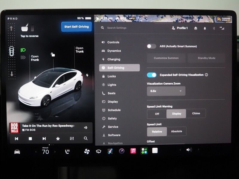 2024 Tesla Model 3 Long Range AWD *FULL SELF-DRIVING ENABLED, TRAFFIC AWARE CRUISE CONTROL, NAVIGATION, SAFETY ALERTS, SURROUND CAMERAS, PANORAMA GLASS ROOF, CLIMATE SEATS, HEATED STEERING, 19 INCH WHEELS, WIRELESS CHARGING Round Rock TX