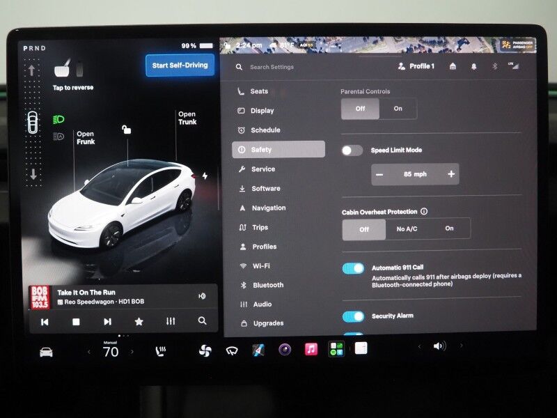 2024 Tesla Model 3 Long Range AWD *FULL SELF-DRIVING ENABLED, TRAFFIC AWARE CRUISE CONTROL, NAVIGATION, SAFETY ALERTS, SURROUND CAMERAS, PANORAMA GLASS ROOF, CLIMATE SEATS, HEATED STEERING, 19 INCH WHEELS, WIRELESS CHARGING Round Rock TX