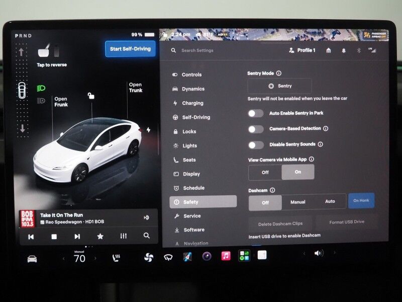 2024 Tesla Model 3 Long Range AWD *FULL SELF-DRIVING ENABLED, TRAFFIC AWARE CRUISE CONTROL, NAVIGATION, SAFETY ALERTS, SURROUND CAMERAS, PANORAMA GLASS ROOF, CLIMATE SEATS, HEATED STEERING, 19 INCH WHEELS, WIRELESS CHARGING Round Rock TX
