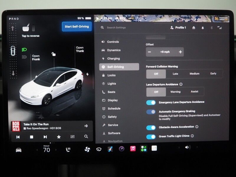 2024 Tesla Model 3 Long Range AWD *FULL SELF-DRIVING ENABLED, TRAFFIC AWARE CRUISE CONTROL, NAVIGATION, SAFETY ALERTS, SURROUND CAMERAS, PANORAMA GLASS ROOF, CLIMATE SEATS, HEATED STEERING, 19 INCH WHEELS, WIRELESS CHARGING Round Rock TX