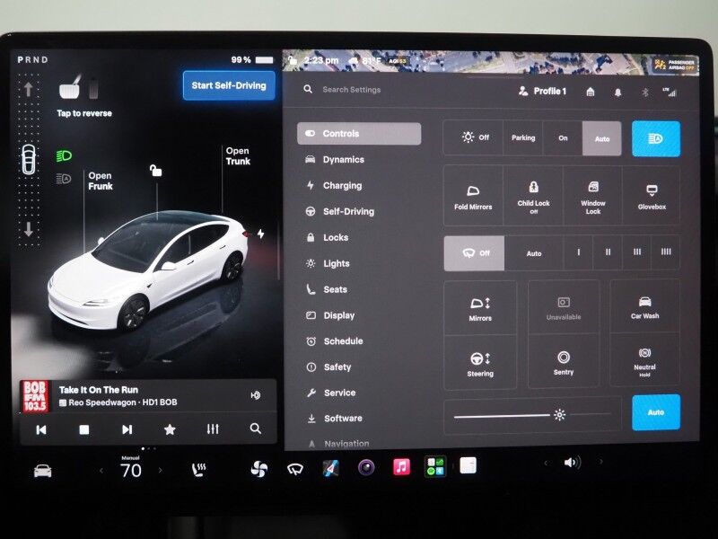 2024 Tesla Model 3 Long Range AWD *FULL SELF-DRIVING ENABLED, TRAFFIC AWARE CRUISE CONTROL, NAVIGATION, SAFETY ALERTS, SURROUND CAMERAS, PANORAMA GLASS ROOF, CLIMATE SEATS, HEATED STEERING, 19 INCH WHEELS, WIRELESS CHARGING Round Rock TX