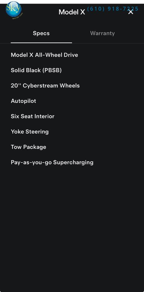 2024 Tesla Model X AWD 6-PASSENGER