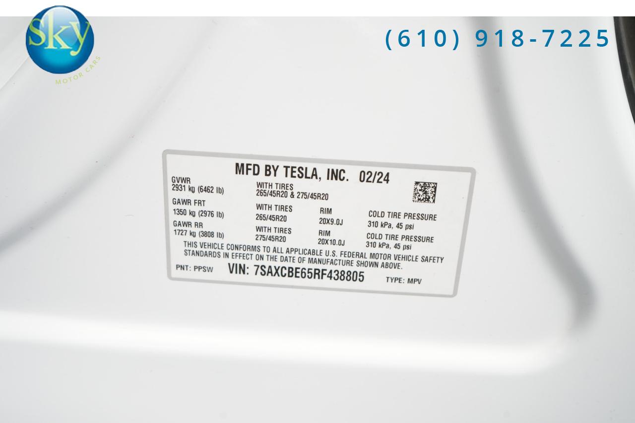 2024 Tesla Model X AWD Plaid 6-PASSENGER FULL SELF-DRIVING West Chester PA