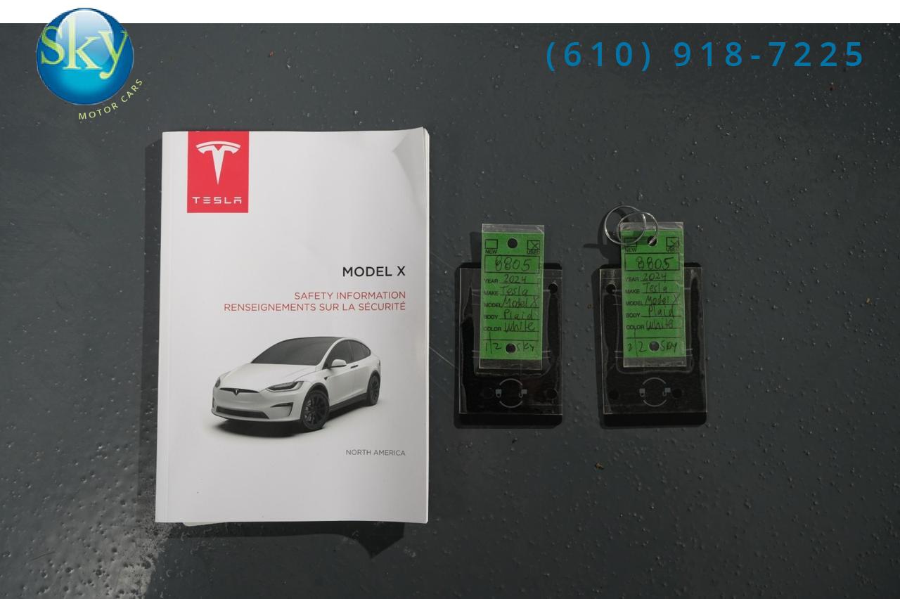 2024 Tesla Model X AWD Plaid 6-PASSENGER FULL SELF-DRIVING West Chester PA