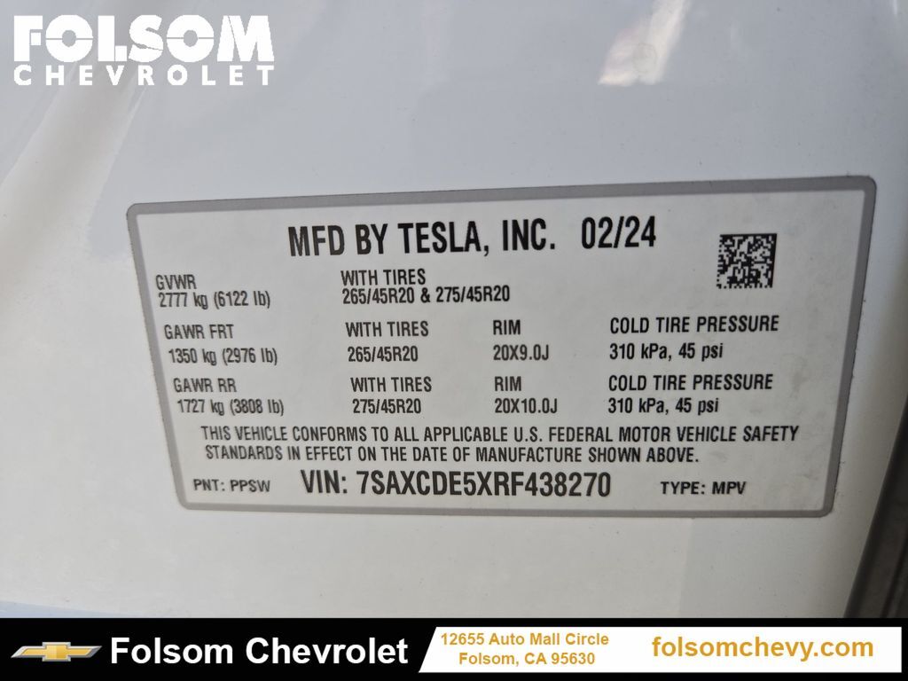 2024 Tesla Model X Base Folsom CA