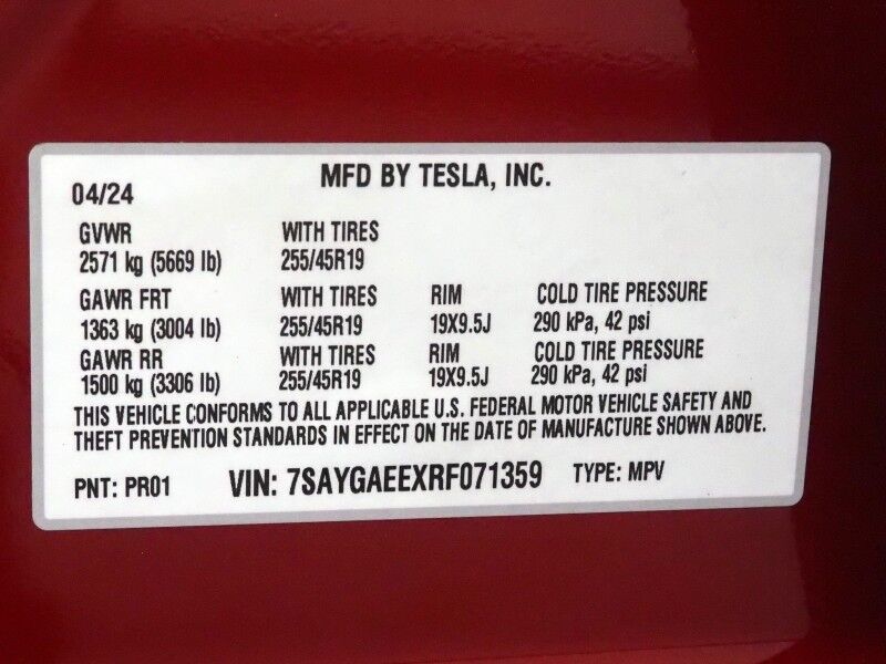 2024 Tesla Model Y Long Range AWD *7 SEATER (3RD ROW), TRAFFIC AWARE CRUISE CONTROL, NAVIGATION, SAFETY ALERTS, SURROUND VIEW CAMERAS, PANORAMA GLASS ROOF, HEATED SEATS/STEERING, WIRELESS CHARGING Round Rock TX
