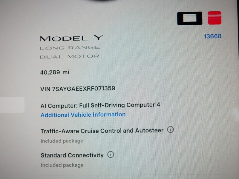 2024 Tesla Model Y Long Range AWD *7 SEATER (3RD ROW), TRAFFIC AWARE CRUISE CONTROL, NAVIGATION, SAFETY ALERTS, SURROUND VIEW CAMERAS, PANORAMA GLASS ROOF, HEATED SEATS/STEERING, WIRELESS CHARGING Round Rock TX