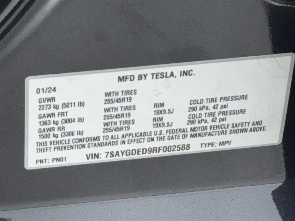 2024 Tesla Model Y Long Range NAV,CAM,PANO,HTD STS,BLIND SPOT,19&quot; WLS Plano TX