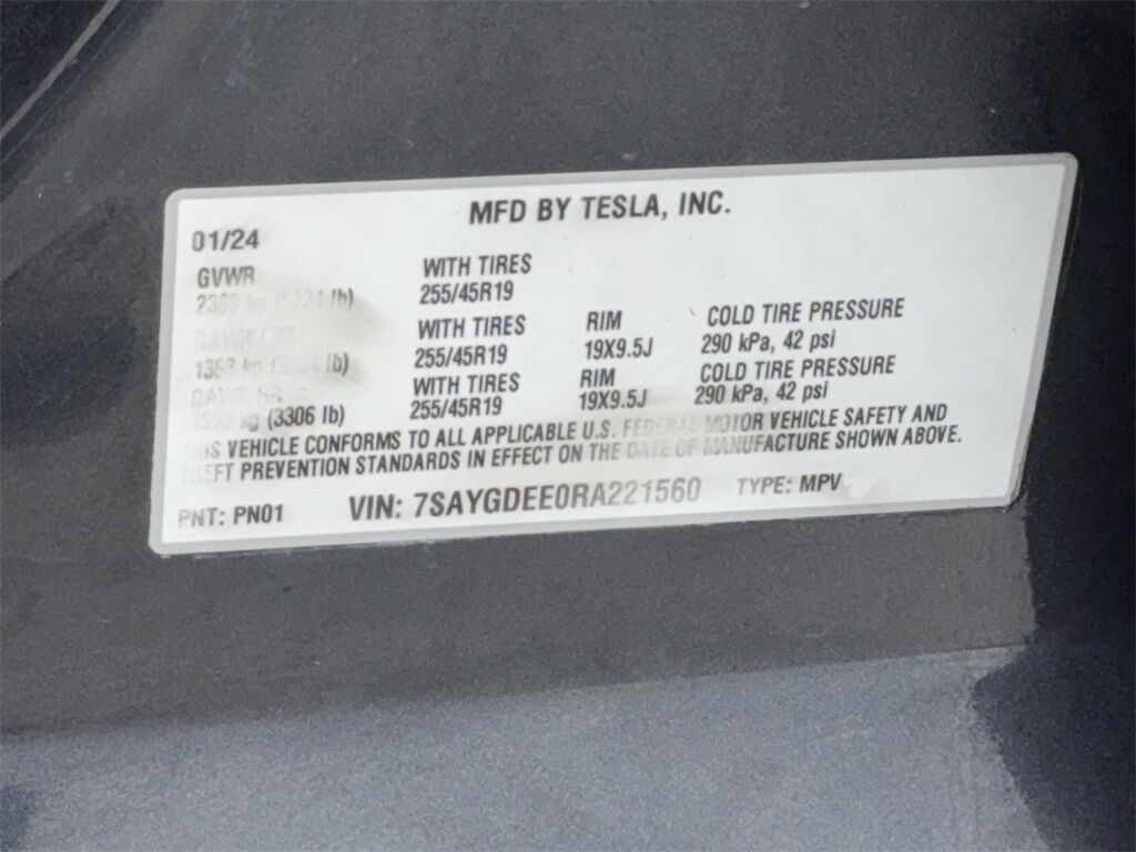 2024 Tesla Model Y Long Range NAV,CAM,PANO,HTD STS,BLIND SPOT,19&quot; WLS Plano TX