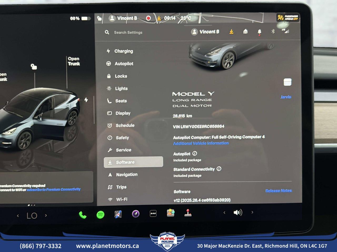 2024 Tesla Model Y Long Range Richmond Hill ON