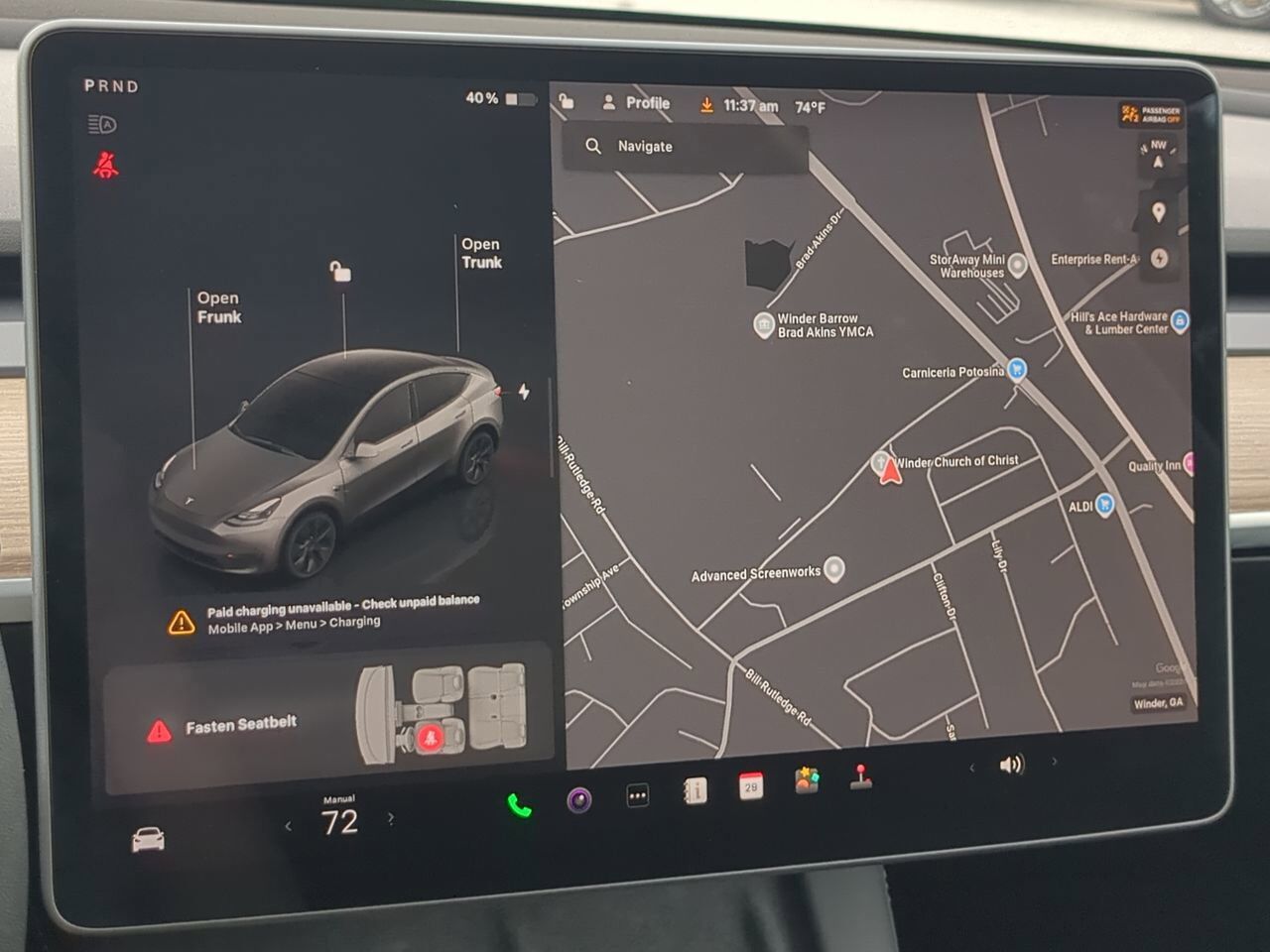 2024 Tesla Model Y Long Range Winder GA