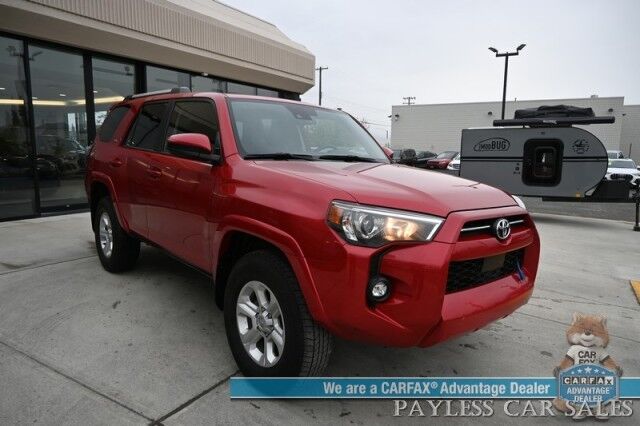 2024 Toyota 4Runner SR5 / 4X4 / Power Driver's Seat / Adaptive Cruise Control / Lane Departure & Blind Spot / 3rd Row / Seats 7 / Apple CarPlay & Android Auto / Back Up Camera / Keyless Entry & Start / Tow Pkg / Block Heater / 1-Owner Anchorage AK
