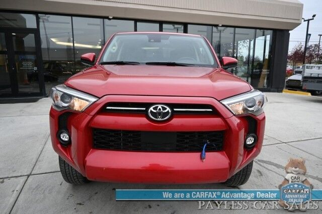 2024 Toyota 4Runner SR5 / 4X4 / Power Driver's Seat / Adaptive Cruise Control / Lane Departure & Blind Spot / 3rd Row / Seats 7 / Apple CarPlay & Android Auto / Back Up Camera / Keyless Entry & Start / Tow Pkg / Block Heater / 1-Owner Anchorage AK