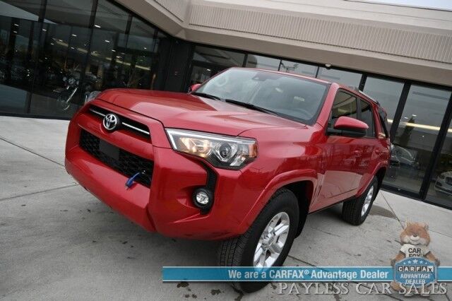 2024 Toyota 4Runner SR5 / 4X4 / Power Driver's Seat / Adaptive Cruise Control / Lane Departure & Blind Spot / 3rd Row / Seats 7 / Apple CarPlay & Android Auto / Back Up Camera / Keyless Entry & Start / Tow Pkg / Block Heater / 1-Owner Anchorage AK