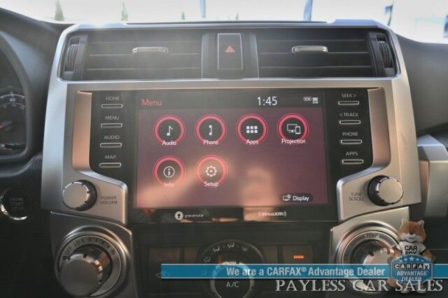 2024 Toyota 4Runner SR5 / 4X4 / Power Driver's Seat / Adaptive Cruise Control / Lane Departure & Blind Spot / 3rd Row / Seats 7 / Apple CarPlay & Android Auto / Back Up Camera / Keyless Entry & Start / Tow Pkg / Block Heater / 1-Owner Anchorage AK