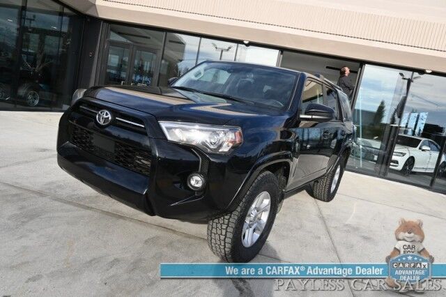 2024 Toyota 4Runner SR5 / 4X4 / Power Driver's Seat / Adaptive Cruise Control / Lane Departure & Blind Spot / 3rd Row / Seats 7 / Apple CarPlay & Android Auto / Back Up Camera / Keyless Entry & Start / Tow Pkg / Block Heater / 1-Owner Anchorage AK