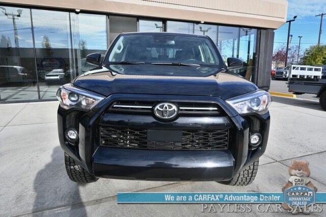 2024 Toyota 4Runner SR5 / 4X4 / Power Driver's Seat / Adaptive Cruise Control / Lane Departure & Blind Spot / 3rd Row / Seats 7 / Apple CarPlay & Android Auto / Back Up Camera / Keyless Entry & Start / Tow Pkg / Block Heater / 1-Owner Anchorage AK