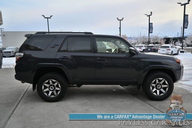 2024 Toyota 4Runner TRD Off Road / 4X4 / 4.0L V6 / Power Driver's Seat / Adaptive Cruise / Lane Departure & Blind Spot Alert / Apple CarPlay & Android Auto / Back Up Camera / Keyless Entry & Start / Alloy Wheels / Tow Pkg / 1-Owner Wasilla AK