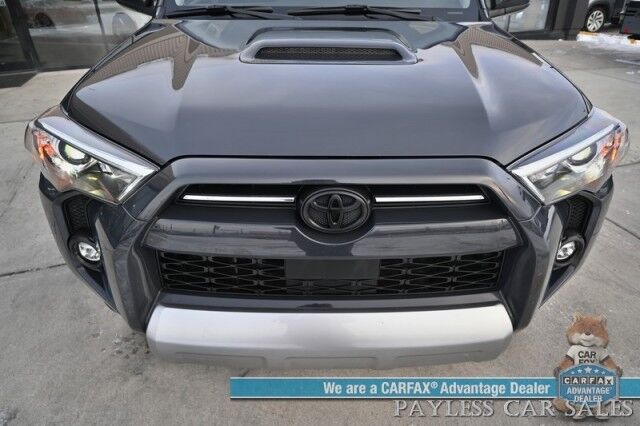 2024 Toyota 4Runner TRD Off Road / 4X4 / 4.0L V6 / Power Driver's Seat / Adaptive Cruise / Lane Departure & Blind Spot Alert / Apple CarPlay & Android Auto / Back Up Camera / Keyless Entry & Start / Alloy Wheels / Tow Pkg / 1-Owner Wasilla AK