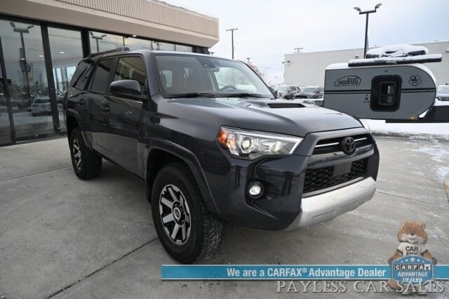2024 Toyota 4Runner TRD Off Road / 4X4 / 4.0L V6 / Power Driver's Seat / Adaptive Cruise / Lane Departure & Blind Spot Alert / Apple CarPlay & Android Auto / Back Up Camera / Keyless Entry & Start / Alloy Wheels / Tow Pkg / 1-Owner Wasilla AK
