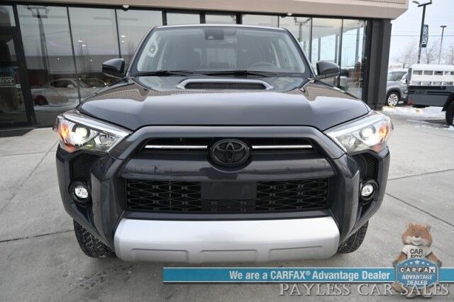 2024 Toyota 4Runner TRD Off Road / 4X4 / 4.0L V6 / Power Driver's Seat / Adaptive Cruise / Lane Departure & Blind Spot Alert / Apple CarPlay & Android Auto / Back Up Camera / Keyless Entry & Start / Alloy Wheels / Tow Pkg / 1-Owner Anchorage AK 2024 Toyota 4Runner TRD Off Road / 4X4 / 4.0L V6 / Power Driver's Seat / Adaptive Cruise / Lane Departure & Blind Spot Alert / Apple CarPlay & Android Auto / Back Up Camera / Keyless Entry & Start / Alloy Wheels / Tow Pkg / 1-Owner Anchorage AK