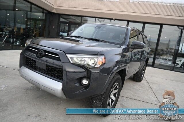 2024 Toyota 4Runner TRD Off Road / 4X4 / 4.0L V6 / Power Driver's Seat / Adaptive Cruise / Lane Departure & Blind Spot Alert / Apple CarPlay & Android Auto / Back Up Camera / Keyless Entry & Start / Alloy Wheels / Tow Pkg / 1-Owner Wasilla AK