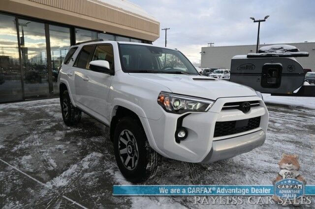 2024 Toyota 4Runner TRD Off Road / 4X4 / 4.0L V6 / Power Driver's Seat / Adaptive Cruise / Lane Departure & Blind Spot Alert / Apple CarPlay & Android Auto / Back Up Camera / Keyless Entry & Start / Alloy Wheels / Tow Pkg / 1-Owner Anchorage AK 2024 Toyota 4Runner TRD Off Road / 4X4 / 4.0L V6 / Power Driver's Seat / Adaptive Cruise / Lane Departure & Blind Spot Alert / Apple CarPlay & Android Auto / Back Up Camera / Keyless Entry & Start / Alloy Wheels / Tow Pkg / 1-Owner Anchorage AK