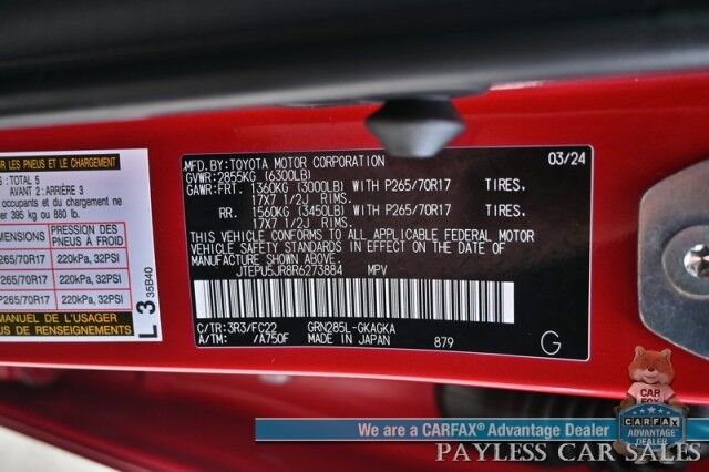 2024 Toyota 4Runner TRD Off Road / 4X4 / 4.0L V6 / Power Driver's Seat / Adaptive Cruise / Lane Departure & Blind Spot Alert / Apple CarPlay & Android Auto / Back Up Camera / Keyless Entry & Start / Alloy Wheels / Tow Pkg / 1-Owner Anchorage AK 2024 Toyota 4Runner TRD Off Road / 4X4 / 4.0L V6 / Power Driver's Seat / Adaptive Cruise / Lane Departure & Blind Spot Alert / Apple CarPlay & Android Auto / Back Up Camera / Keyless Entry & Start / Alloy Wheels / Tow Pkg / 1-Owner Anchorage AK