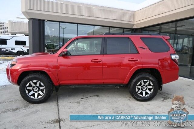 2024 Toyota 4Runner TRD Off Road / 4X4 / 4.0L V6 / Power Driver's Seat / Adaptive Cruise / Lane Departure & Blind Spot Alert / Apple CarPlay & Android Auto / Back Up Camera / Keyless Entry & Start / Alloy Wheels / Tow Pkg / 1-Owner Anchorage AK