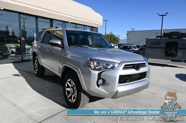 2024 Toyota 4Runner TRD Off Road / 4X4 / 4.0L V6 / Power Driver's Seat / Adaptive Cruise / Lane Departure & Blind Spot Alert / Apple CarPlay & Android Auto / USB Input / Back Up Camera / Alloy Wheels / Tow Pkg / 1-Owner Wasilla AK