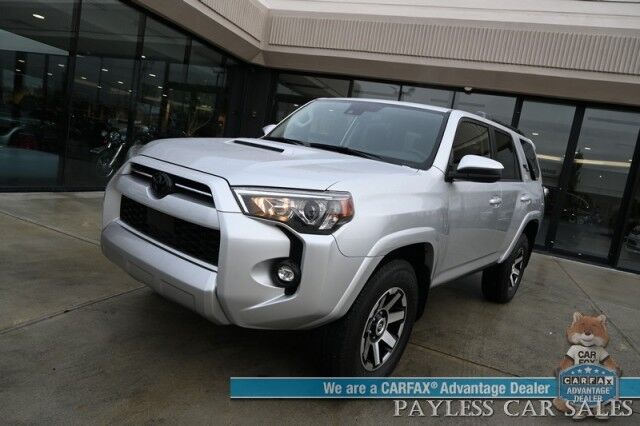 2024 Toyota 4Runner TRD Off Road / 4X4 / 4.0L V6 / Power Driver's Seat / Adaptive Cruise / Lane Departure & Blind Spot Alert / Bluetooth / Back Up Camera / Keyless Entry & Start / Alloy Wheels / Tow Pkg / 1-Owner Anchorage AK