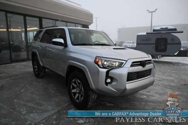 2024 Toyota 4Runner TRD Off Road / 4X4 / 4.0L V6 / Power Driver's Seat / Adaptive Cruise / Lane Departure & Blind Spot / Apple CarPlay & Android Auto / Back Up Camera / Keyless Entry & Start / Alloy Wheels / Tow Pkg / 1-Owner Anchorage AK 2024 Toyota 4Runner TRD Off Road / 4X4 / 4.0L V6 / Power Driver's Seat / Adaptive Cruise / Lane Departure & Blind Spot / Apple CarPlay & Android Auto / Back Up Camera / Keyless Entry & Start / Alloy Wheels / Tow Pkg / 1-Owner Anchorage AK