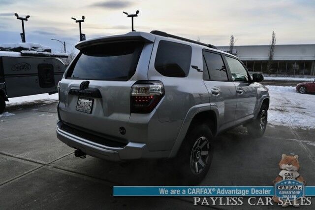 2024 Toyota 4Runner TRD Off Road / 4X4 / 4.0L V6 / Power Driver's Seat / Adaptive Cruise / Lane Departure & Blind Spot / Apple CarPlay & Android Auto / Back Up Camera / Keyless Entry & Start / Alloy Wheels / Tow Pkg / 1-Owner Anchorage AK 2024 Toyota 4Runner TRD Off Road / 4X4 / 4.0L V6 / Power Driver's Seat / Adaptive Cruise / Lane Departure & Blind Spot / Apple CarPlay & Android Auto / Back Up Camera / Keyless Entry & Start / Alloy Wheels / Tow Pkg / 1-Owner Anchorage AK